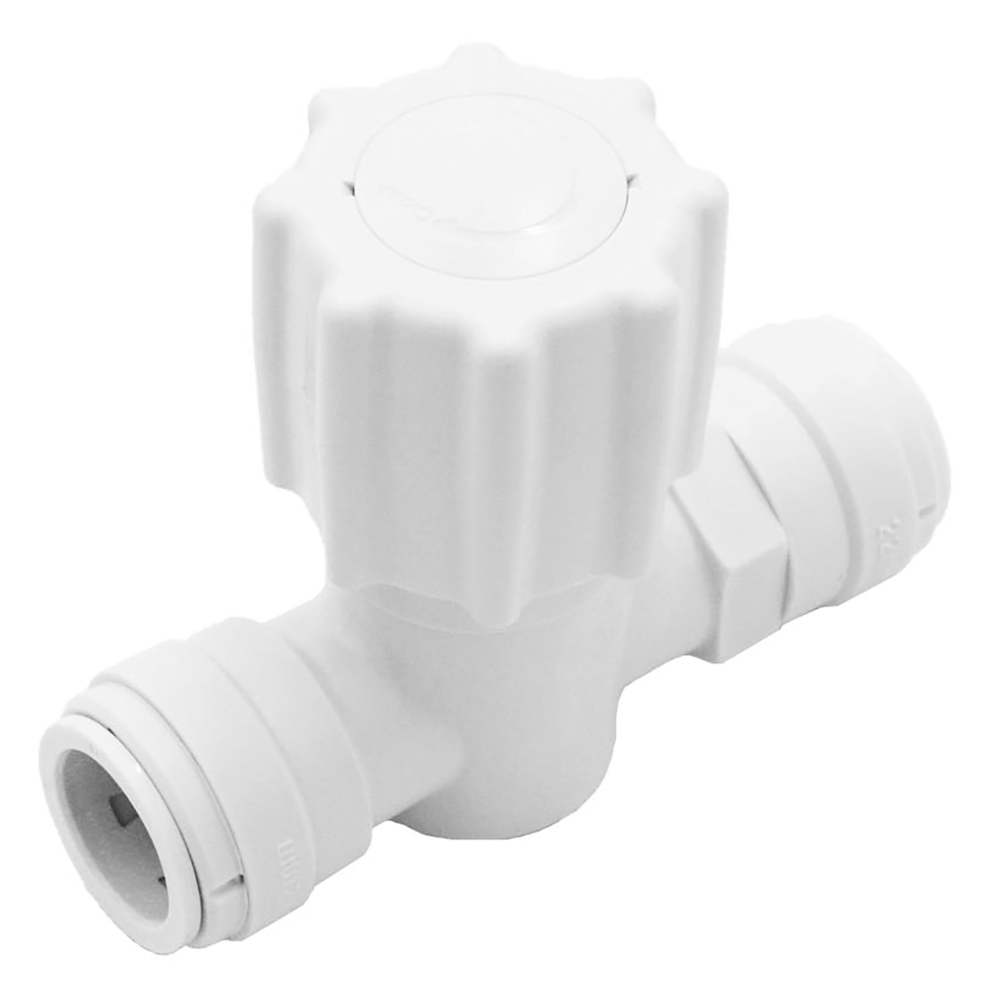 Twistloc Plastic Push-Fit Stop Cock - Throttle Hand Valve Connector