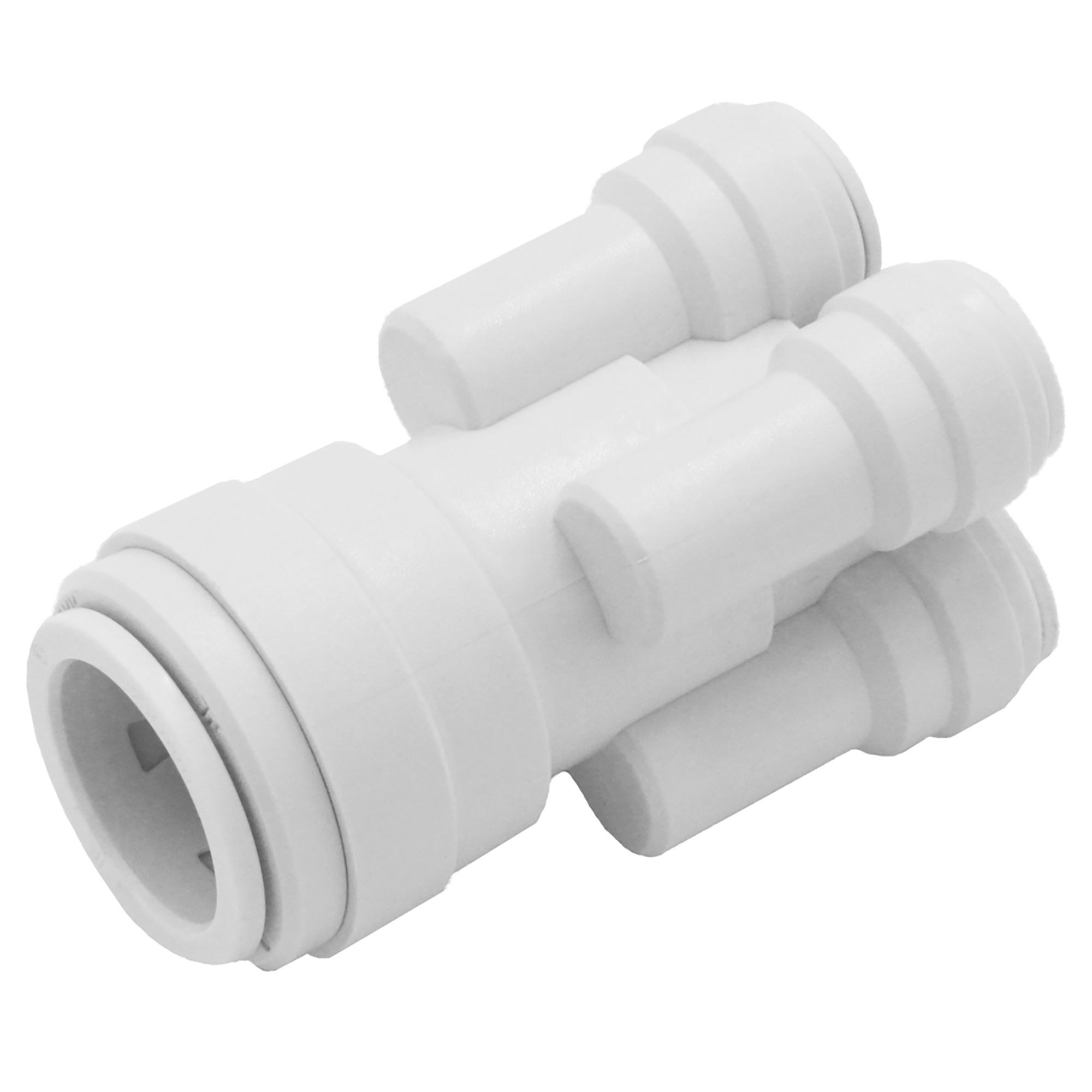 Twistloc Plastic Push-Fit Four Way Connector 22mm x 10mm - TFWC2210M