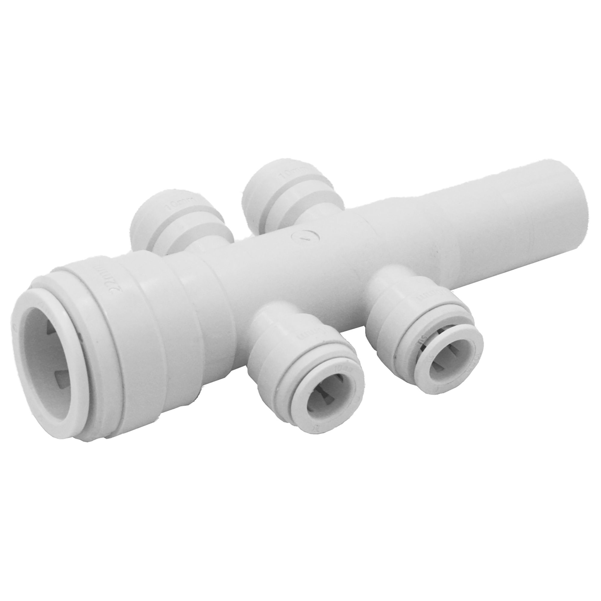 Twistloc Plastic Push-Fit 4-Port Manifold 22mm x 10mm - TFPM2210M