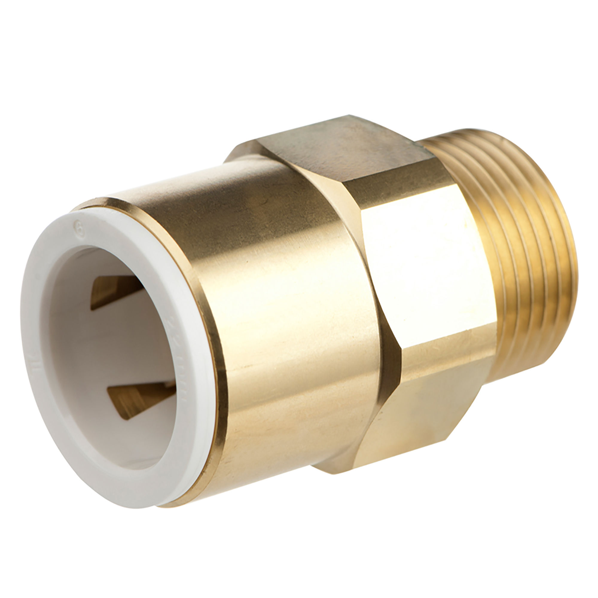 Twistloc Brass Push-Fit Male Connector