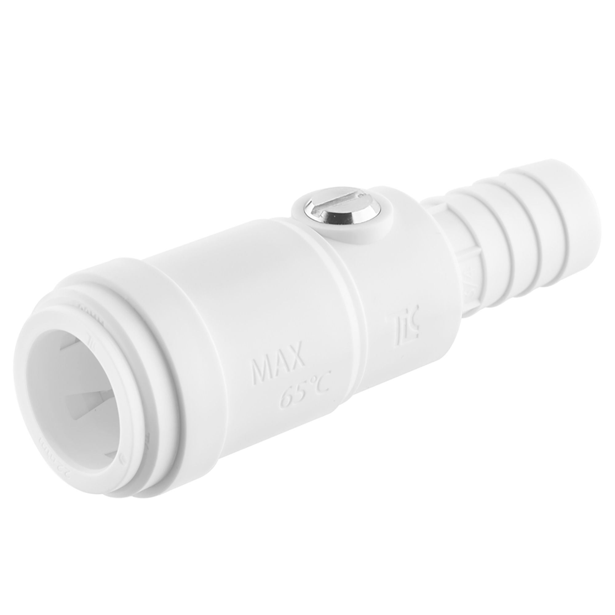 Twistloc Plastic Push-Fit Hand Valve Barb Connector