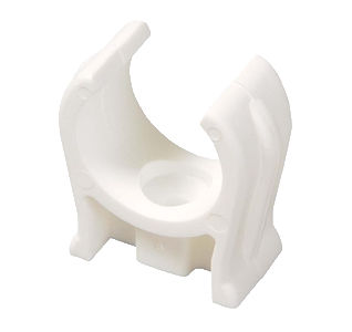 Single Snap-In Open Pipe Clip 22mm - OPS22