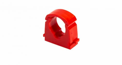 Talon Hinged Identification Clips (Bag of 20) Red (Hot) 15mm - TS15RED