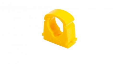 Talon Hinged Identification Clips (Bag of 20) Yellow (Gas) 22mm - TS22GAS