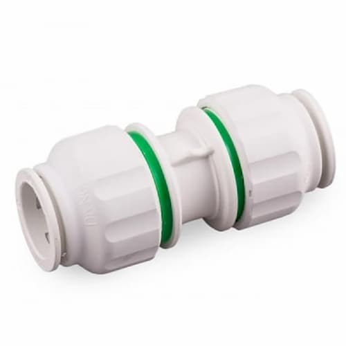 Pipelife Straight Connector Twistloc White 10mm - 780045