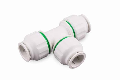 Pipelife Equal Tee Twistloc White 10mm - 780051