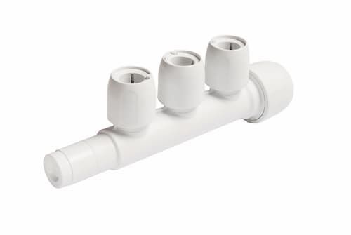 Hep2O Manifold 3 Port Socket/Spigot 22mm x 15mm - HX89/22W