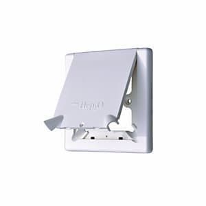 Hep2O Radiator Outlet Cover with Flap - HX113 WH