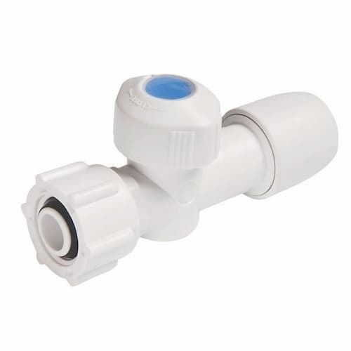 Hep2O Straight Service Valve 15mm x 1/2" - HX18/15W