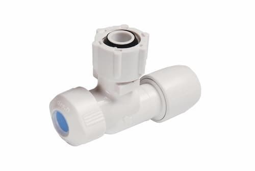 Hep2O Angled Service Valve 15mm x 1/2" - HX19/15W