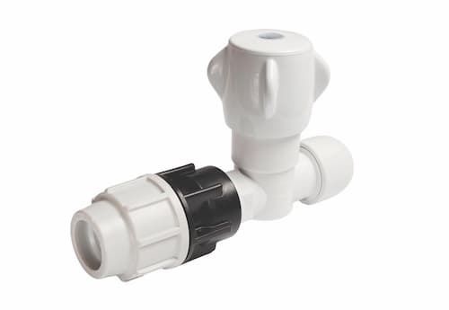 Hep2O Stopcock (Hep2O/MDPE) 22mm x 25mm - HX43/22W