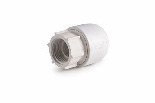Hep2O Hand Tightened Tap Connector 22mm x 3/4" - HD26B/22W