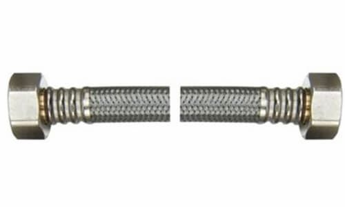 Flexible Tap Connector Standard Bore Double Ended 1/2" x 1/2" x 300mm