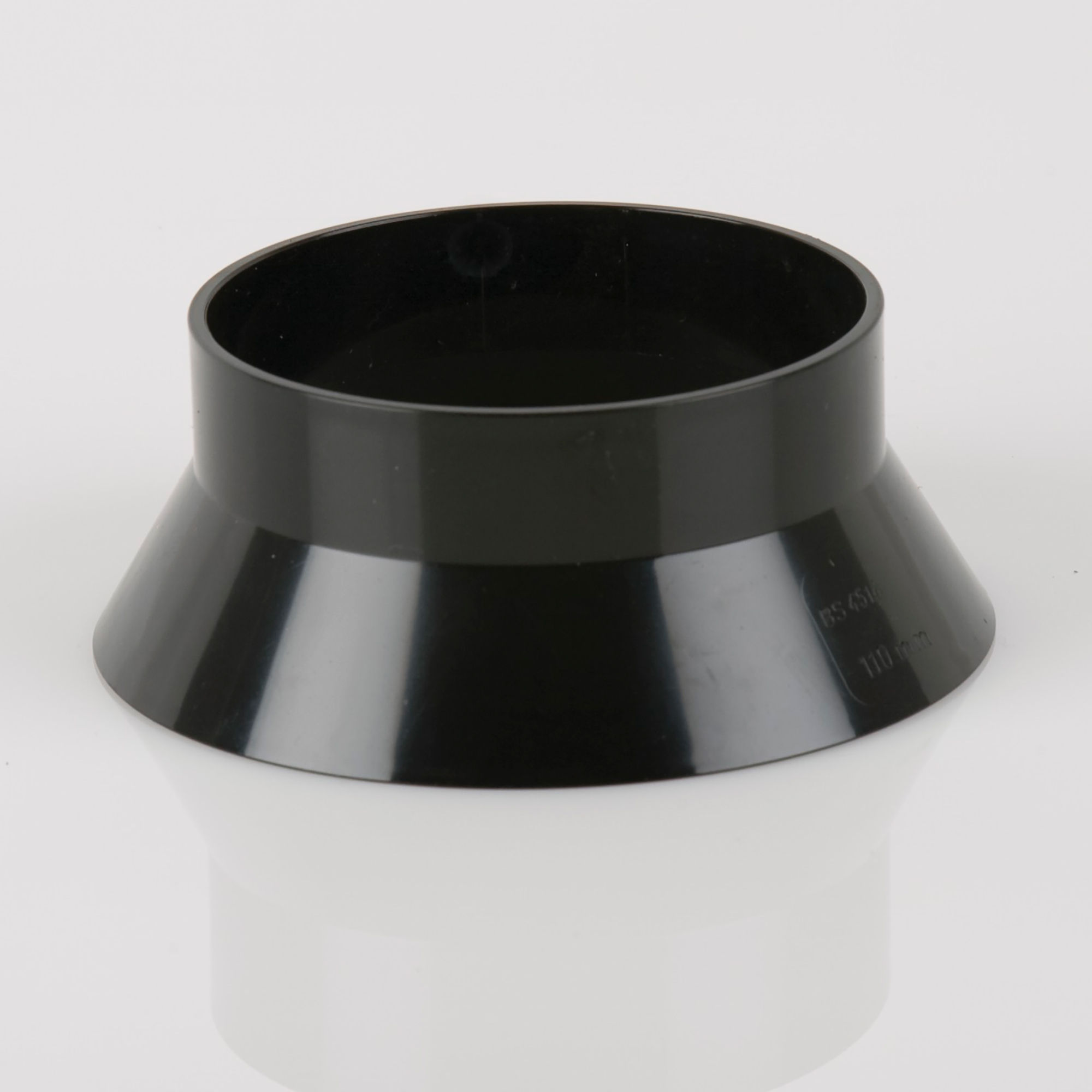 Brett Martin uPVC Push-Fit/Solvent Weld Soil Weathering Collar Black 110mm - BS428B