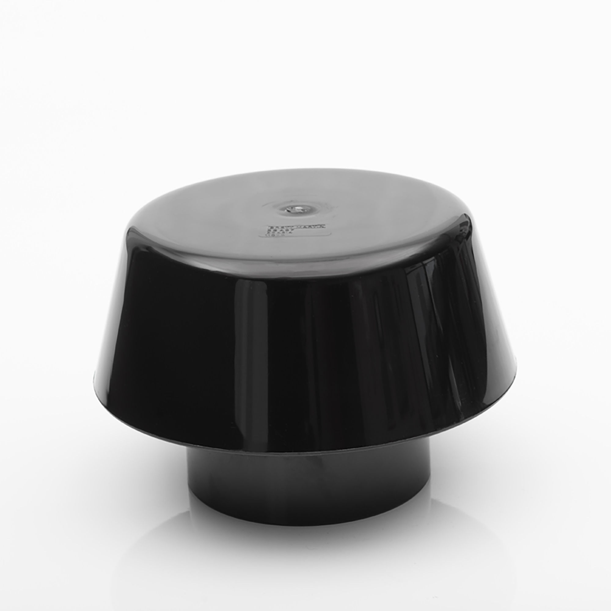 Brett Martin uPVC Push-Fit Extract Cowl Black 110mm - BS497B