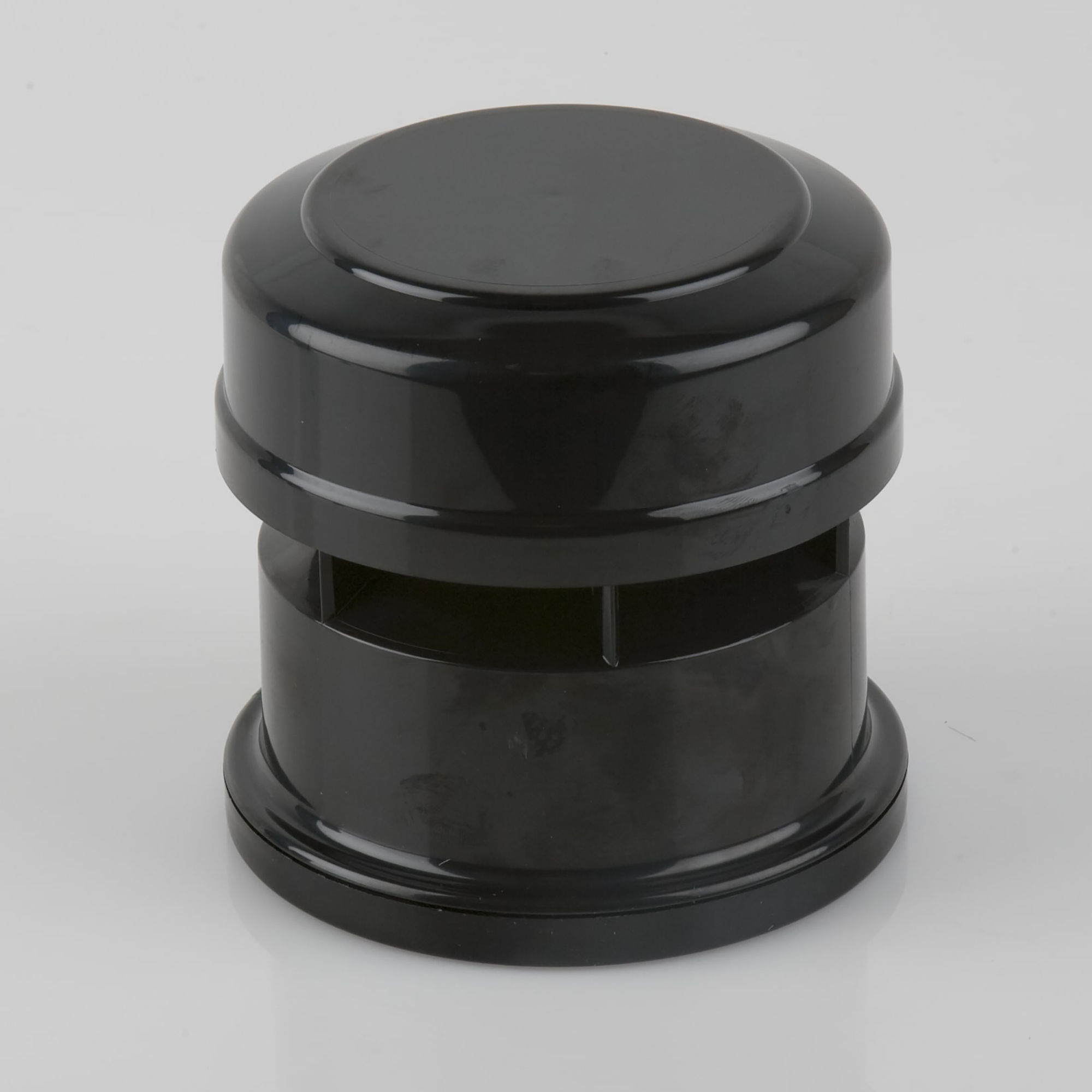 Brett Martin uPVC Push-Fit/Solvent Weld Soil Air Admittance Valve 110mm/82.4mm Black - BS487B