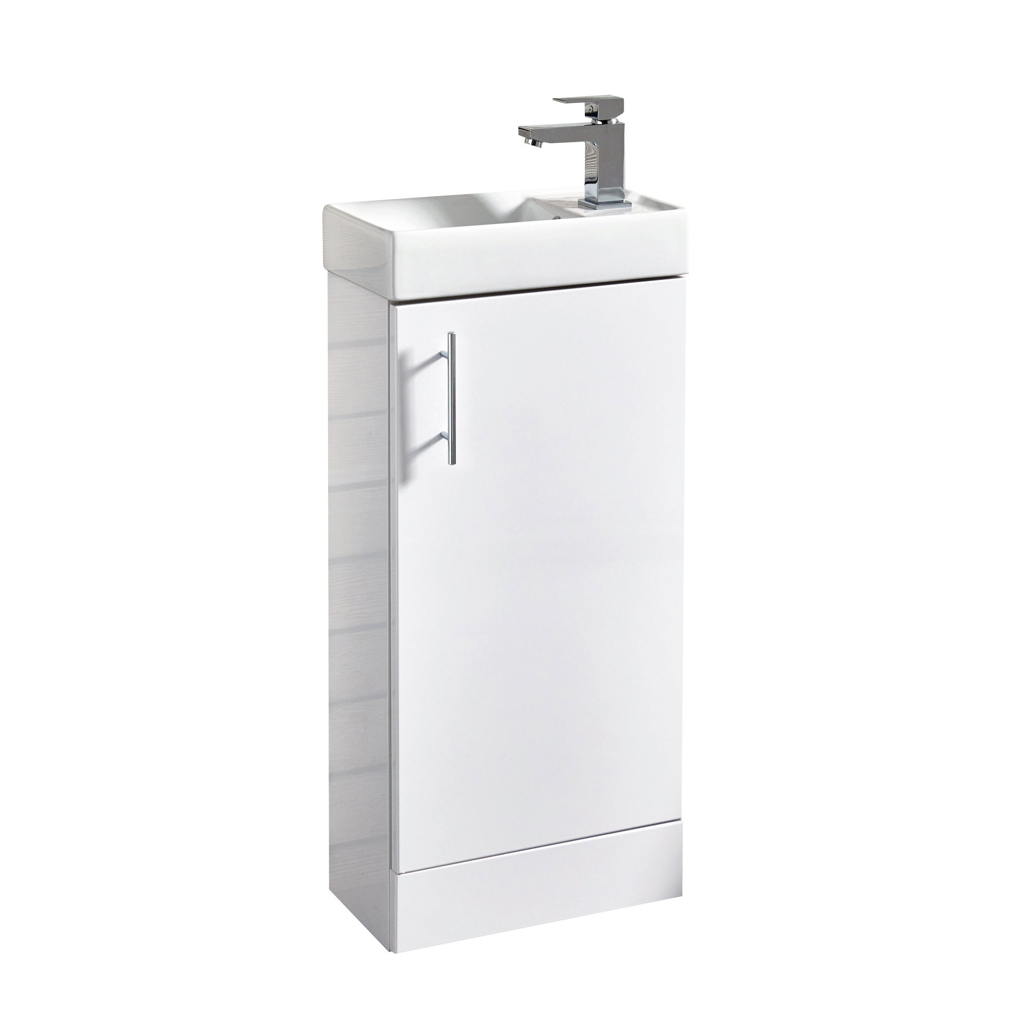 Lanza Floor Standing Cloakroom Vanity Unit