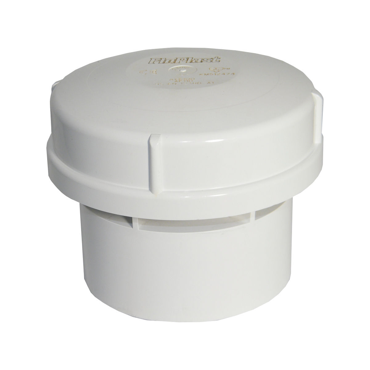 FloPlast Solvent Socket Air Admittance Valve White 110mm - AV110W