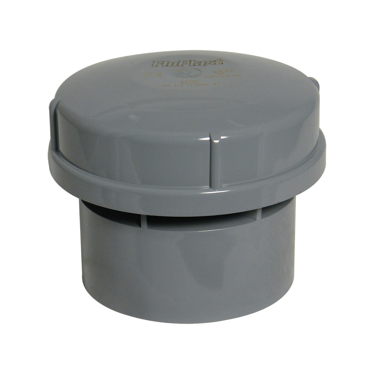 Floplast Solvent Socket Air Admittance Valve Grey 110mm - AV110G