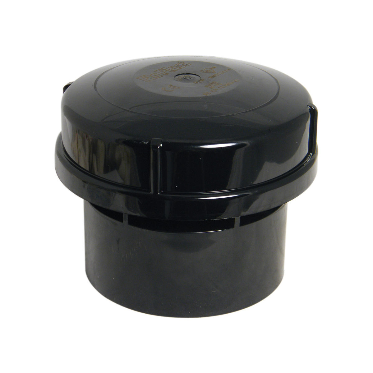FloPlast Solvent Socket Air Admittance Valve Black 110mm - AV110B