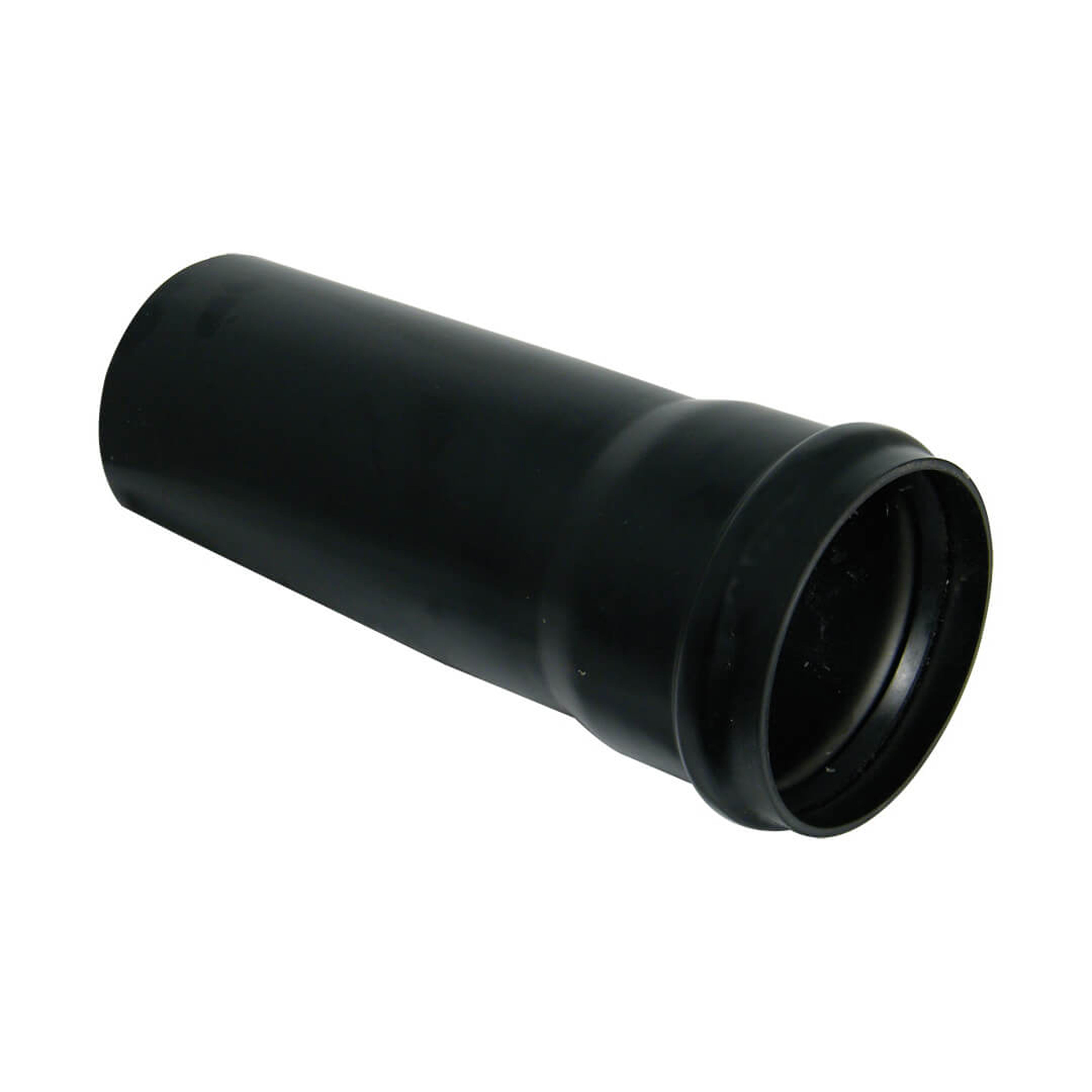 Floplast Soil Single Socket Pipe Black 110mm x 3m - SP3B
