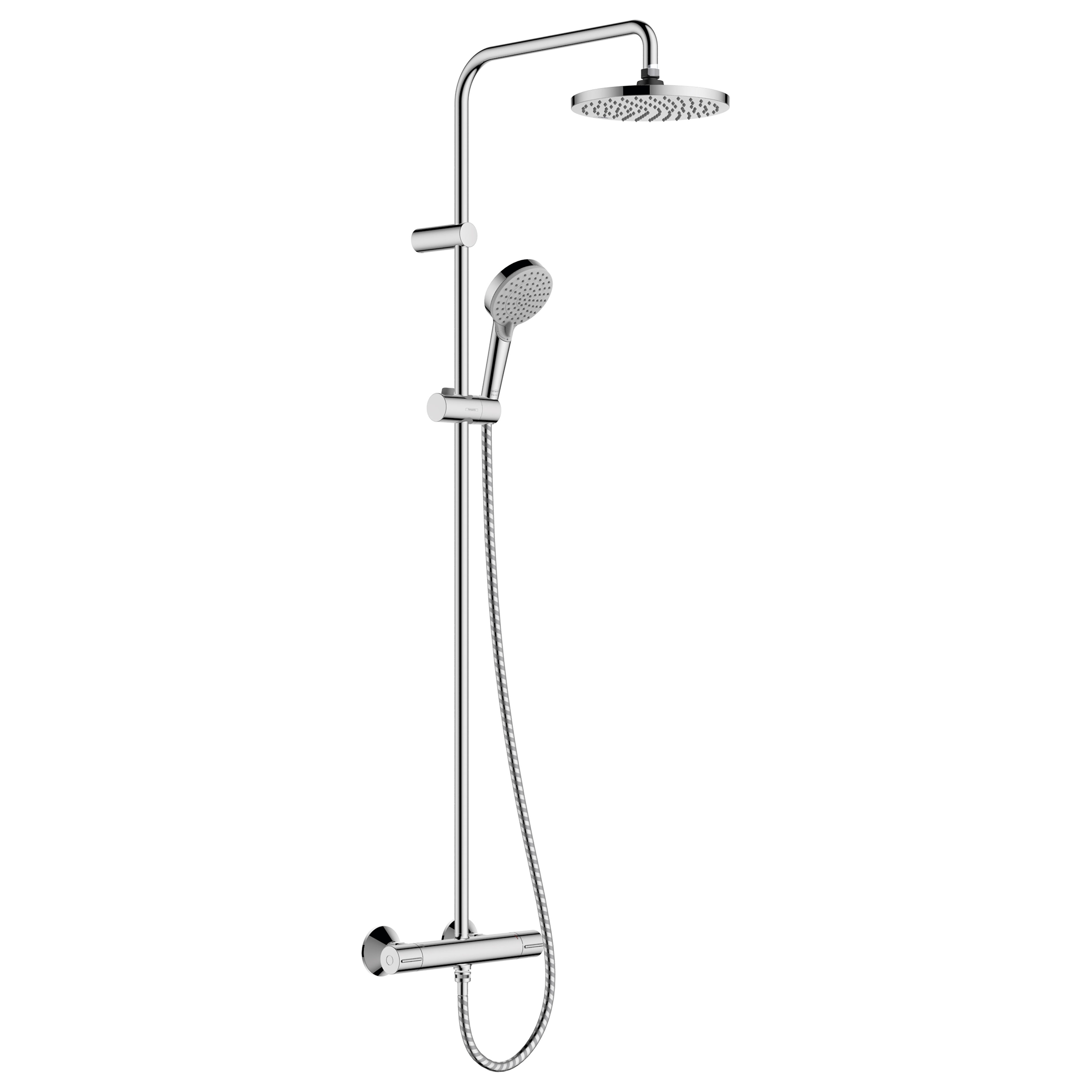 Hansgrohe Vernis Blend Showerpipe 200 1jet Shower with Thermostat Chrome - 26276000