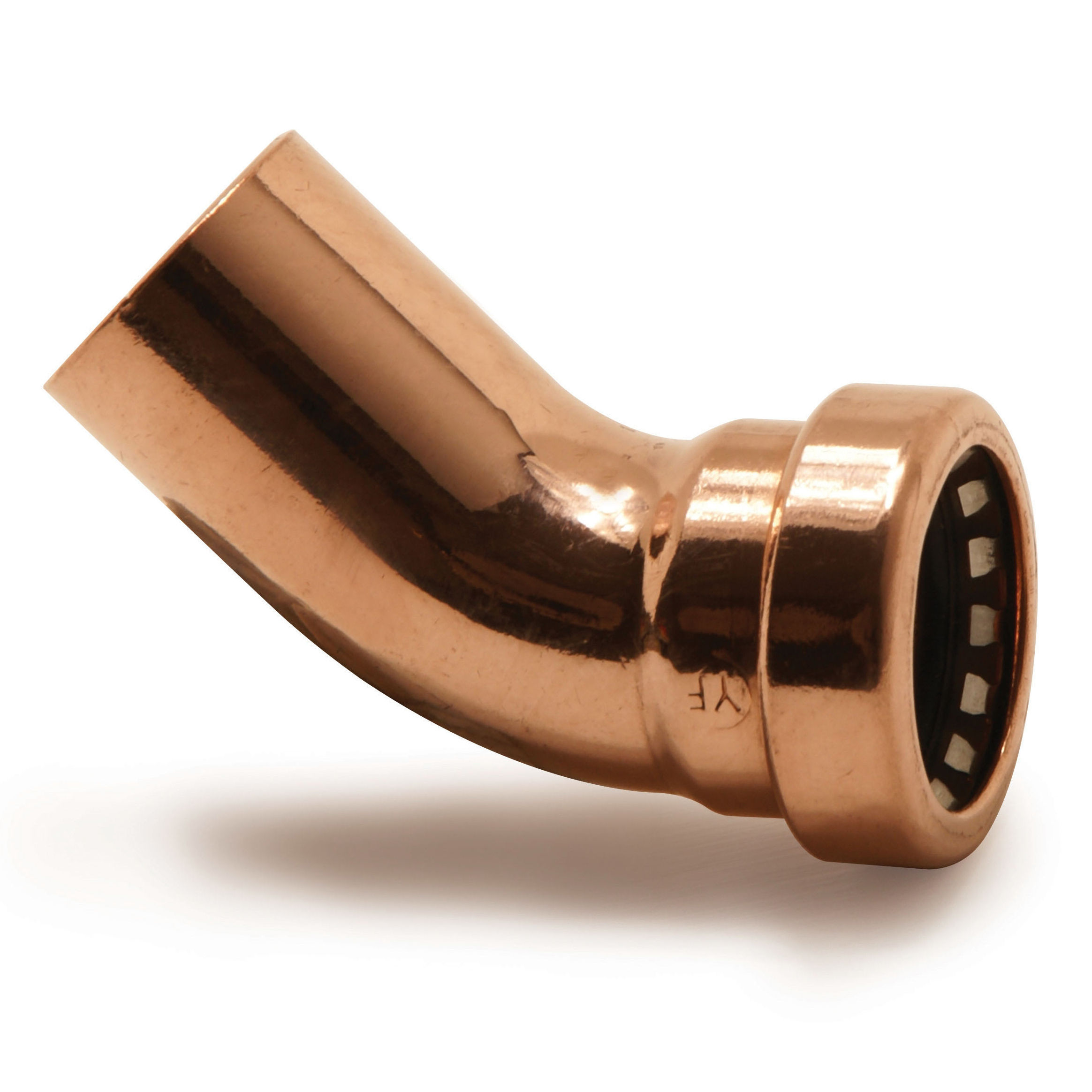 Pegler Tectite Sprint Obtuse Street Elbow Male End Push-Fit Copper Fitting 22mm - TT21S/TT040 75586