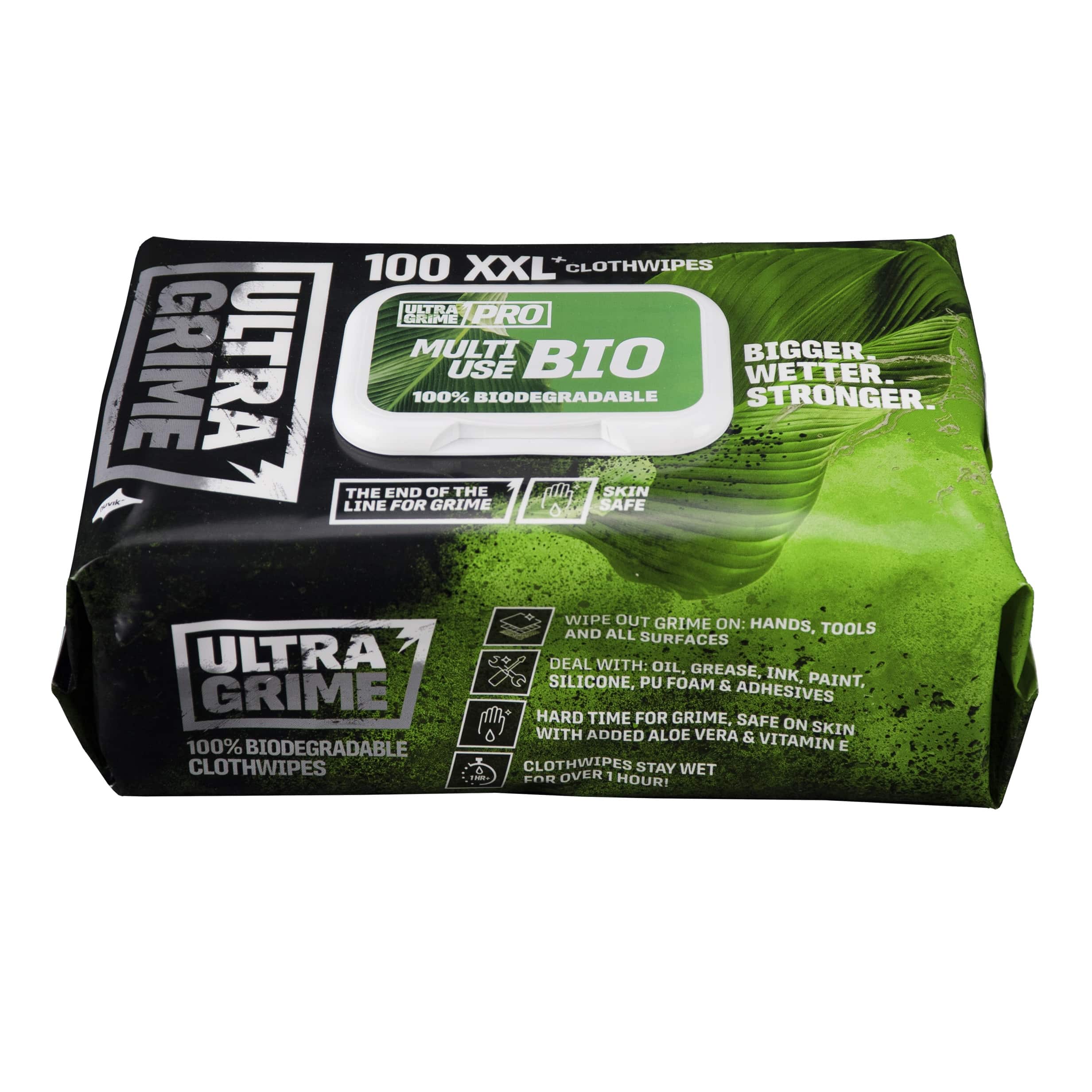 UltraGrime Pro Biodegradable Cleaning Wipes