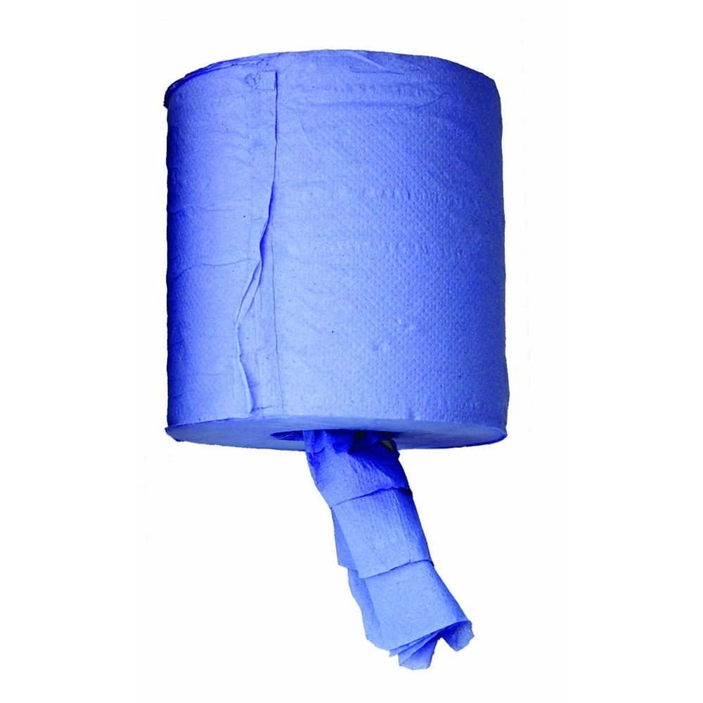 Blue Centre Feed 2 Ply Paper Roll 195mm x 140m