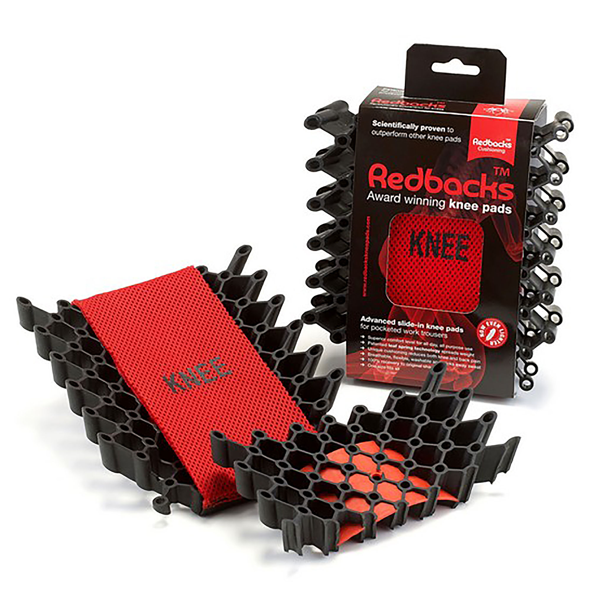 McAlpine Redbacks Cushioning Slide-in Pocket Kneepads for Workwear Trousers - KPP