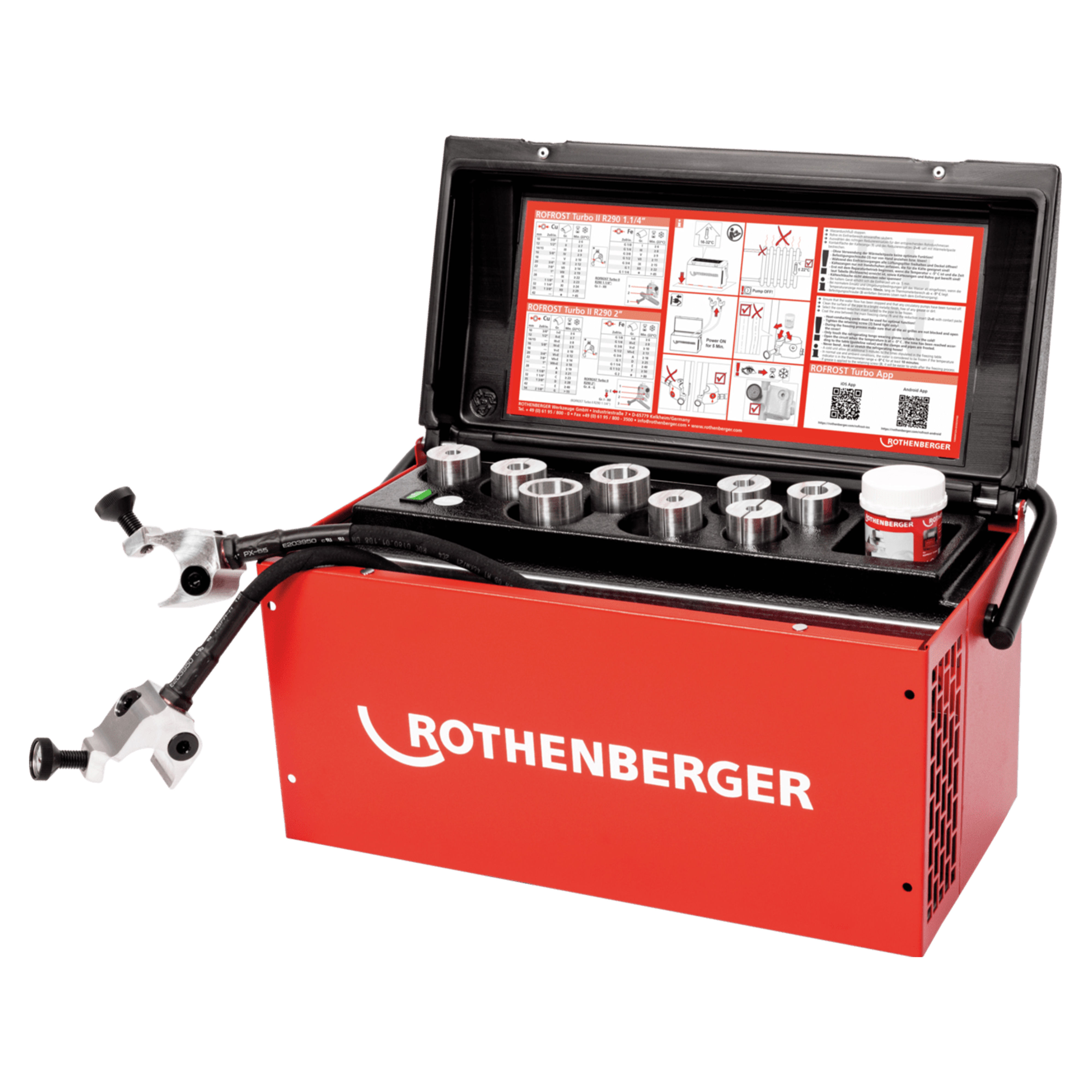 Rothenberger ROFROST II Turbo R290 Electric Pipe Freezer Kit 2" - 1500004196