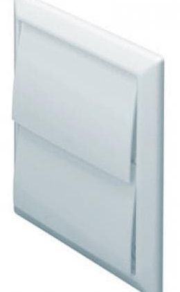 Polypipe Domus Outlet Gravity Flaps White 100mm - 44910W