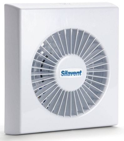 Polypipe Silavent Axial Fan with Shutters 100mm - SVC100B