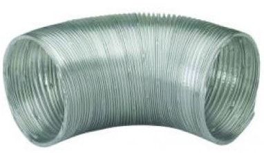 Polypipe Domus Aluminium Round Duct 100mm x 1.5m - 403215