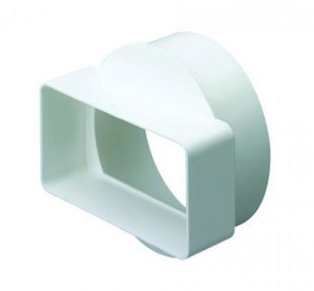 Polypipe Domus Short Round to Rectangular Adaptor
