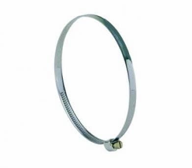 Polypipe Domus Round Aluminium Hose Clip 150mm - 125-6