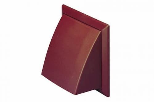 Polypipe Domus Outlet Cowles Damper Brown 150mm - 6902B