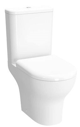 Vitra Zentrum Rimless Close Coupled WC Pan (Open Back) and Cistern (Seat Not Included) 5789+5783