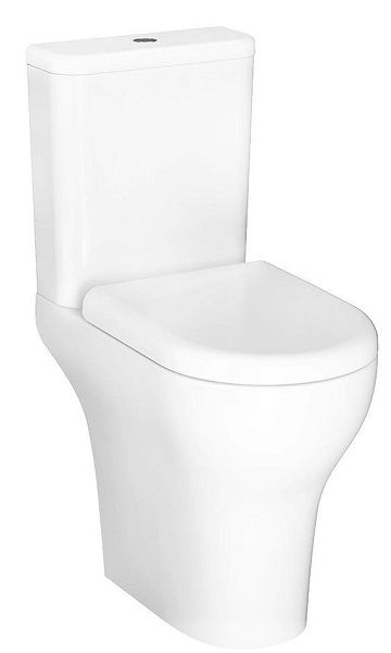 Vitra Zentrum Rimless Close Coupled WC Pan (Open Back) & Cistern (Seat Not Included) 5789+5783