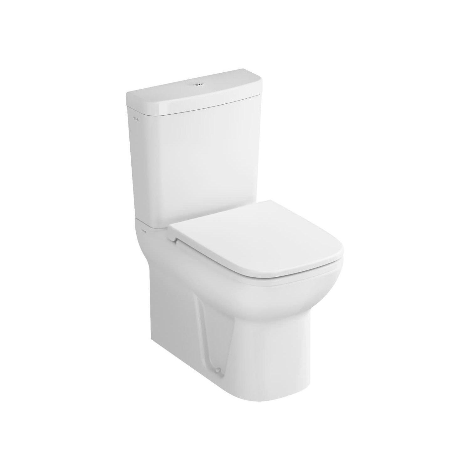 Vitra S20 Close Coupled Back to Wall Pan WC (Open Back Pan, & Cistern - Seat Not Included) - 5511+5514