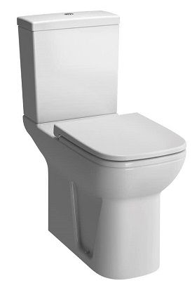 Vitra S20 Comfort Height Close Coupled WC (Open Back Pan and Cistern - Seat Not Included) 5293+5422