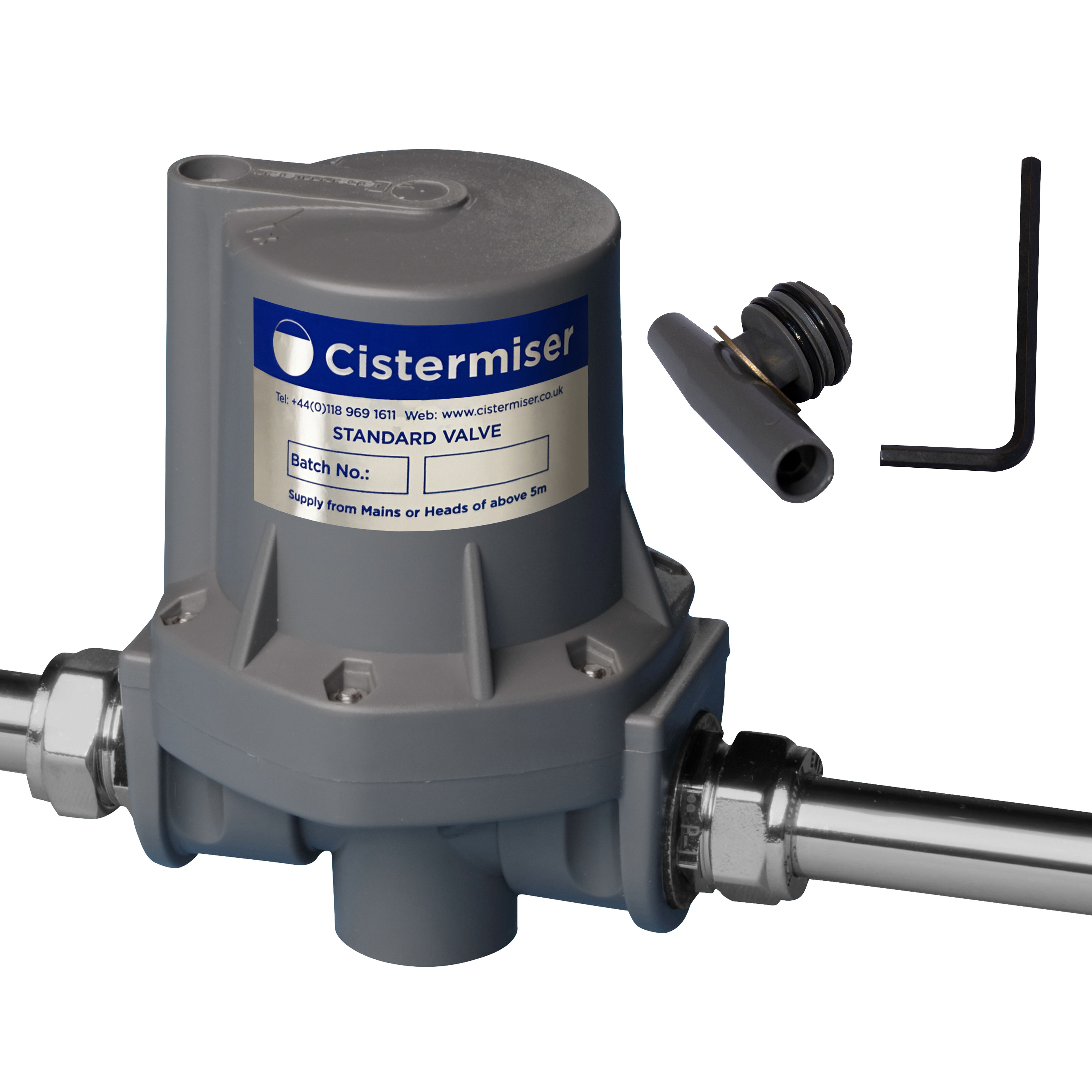 Cistermiser Urinal Cistern Hydraulic Valve with Hygiene Flush Attachment