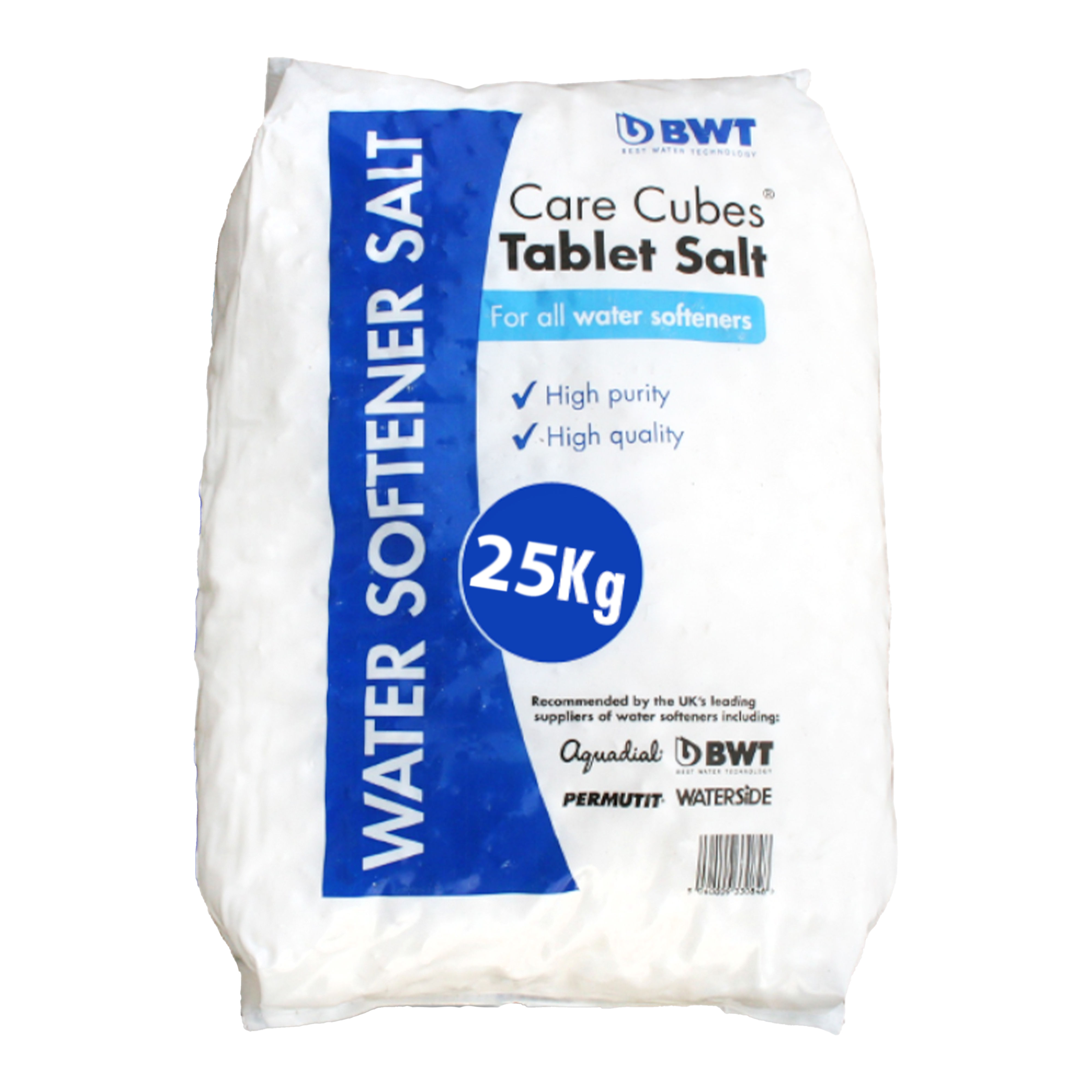 Water Softening Salt Care Cubes 25kg