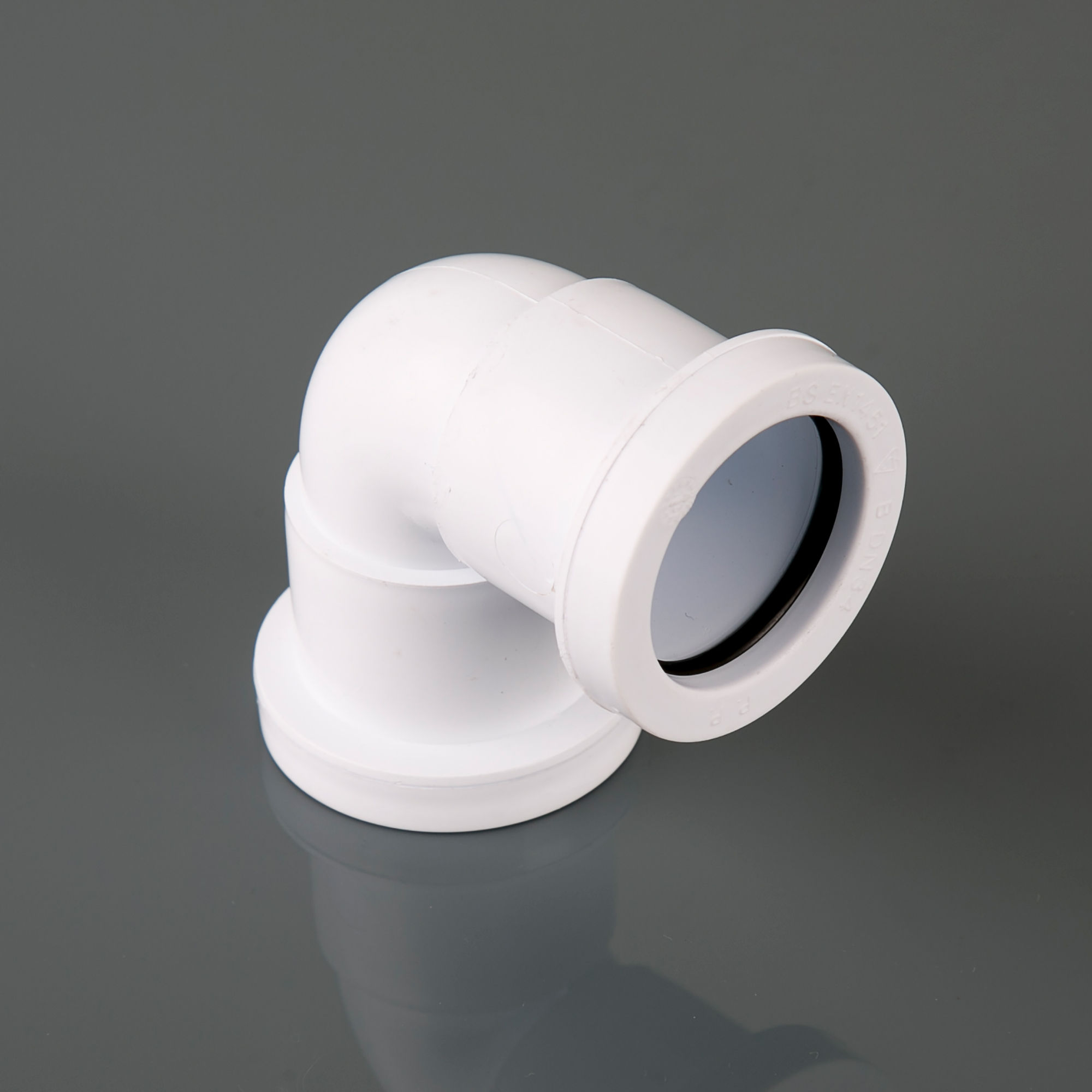 Brett Martin Push-Fit Waste 90° Knuckle Bend White 32mm - W907W