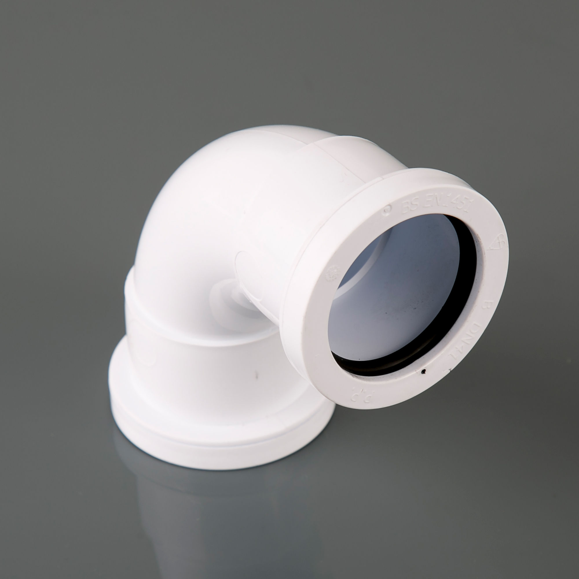 Brett Martin Push-Fit Waste 92.5° Swept Bend White 40mm - W920W