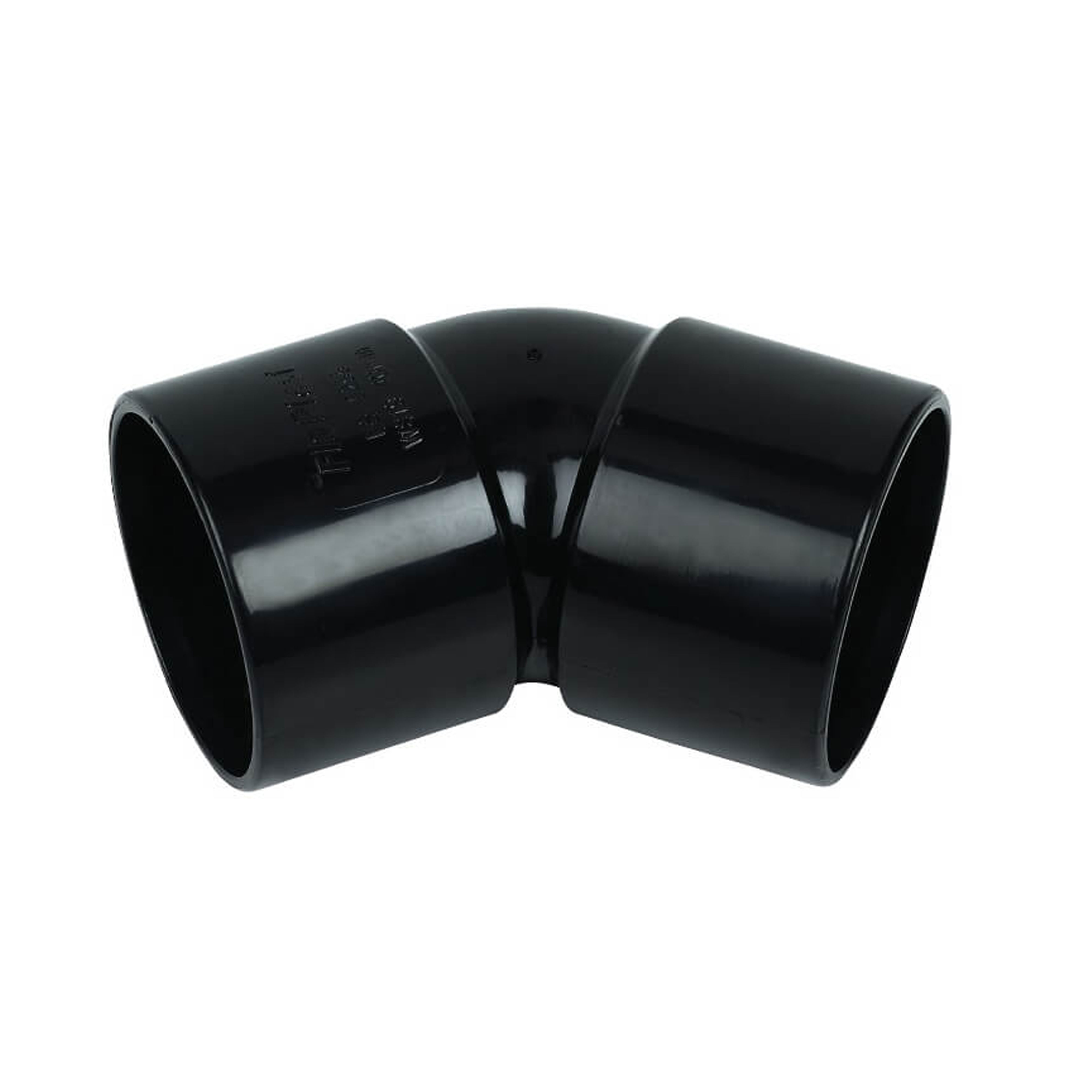 Floplast Solvent Weld Waste 45° Bend Black 32mm - WS18B