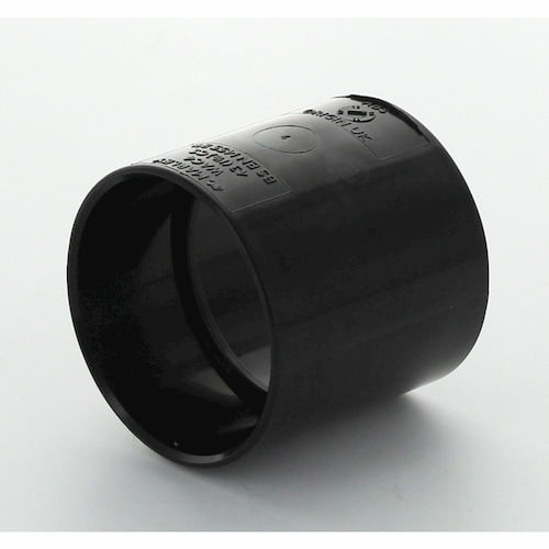 Hunter Solvent Weld ABS Straight Coupling Black 40mm - WAC4B