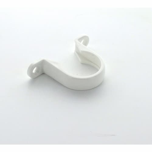 Hunter ABS Saddle Clip White 32mm - WC3W