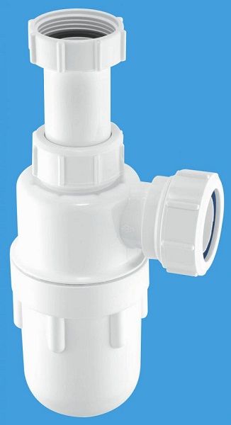 McAlpine C10A Adjustable Inlet Bottle Trap 75mm Seal 1 1/2"