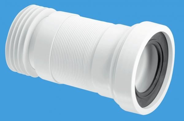 McAlpine Flexible WC Connector 4" (100-160mm) WC-F18R